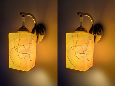 PR Prashant Swing Arm Wall Light Wall Lamp Without Bulb(Pack of 2)