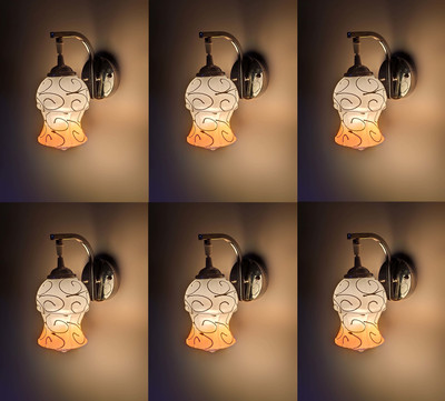 PR Prashant Swing Arm Wall Light Wall Lamp Without Bulb(Pack of 6)