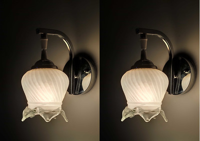 PR Prashant Swing Arm Wall Light Wall Lamp Without Bulb(Pack of 2)