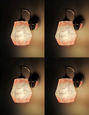 PR Prashant Swing Arm Wall Light Wall Lamp Without Bulb(Pack of 4)