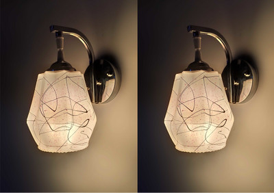 PR Prashant Swing Arm Wall Light Wall Lamp Without Bulb(Pack of 2)