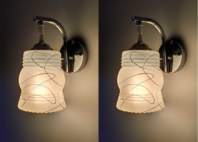 PR Prashant Swing Arm Wall Light Wall Lamp Without Bulb(Pack of 2)