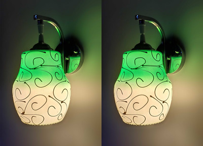 PR Prashant Swing Arm Wall Light Wall Lamp Without Bulb(Pack of 2)
