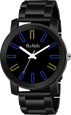 RELish RE-BB8211 Black Chain Analog Watch  - For Men