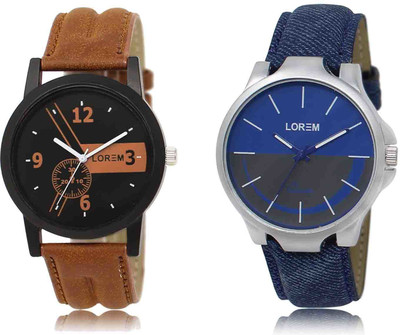 LOREM LR01-LR24 Analog Watch  - For Men