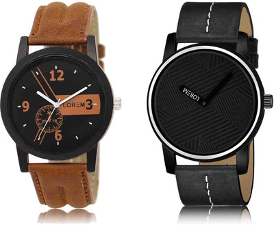 LOREM LR01-LR67 Analog Watch  - For Men