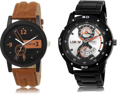 LOREM LR01-LR107 Analog Watch  - For Men