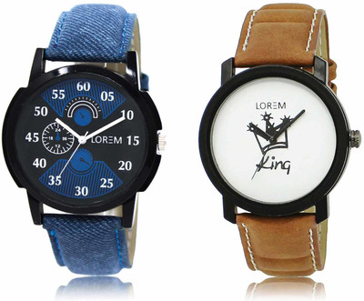 LOREM LR02-LR18 Analog Watch  - For Men