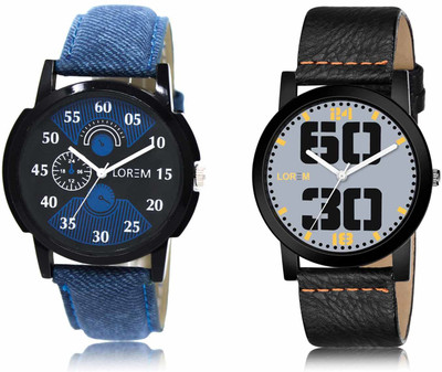 LOREM LR02-LR47 Analog Watch  - For Men