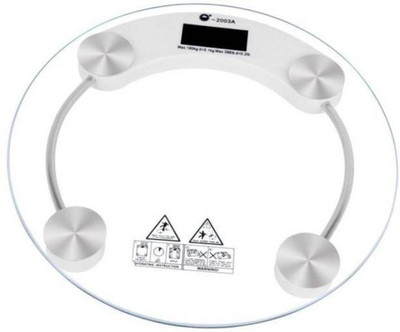 QNOVE Human Body Weight Machine- weight machine 250/CQAA Weighing Scale(Transparent)