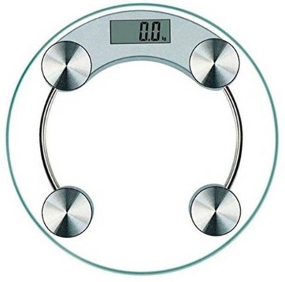 QNOVE Human Weight Machine- body weight machine 390/CQAA Weighing Scale(Transparent)