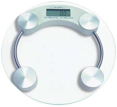 QNOVE Weight Machine- human weight machine 306/CQAA Weighing Scale(Transparent)