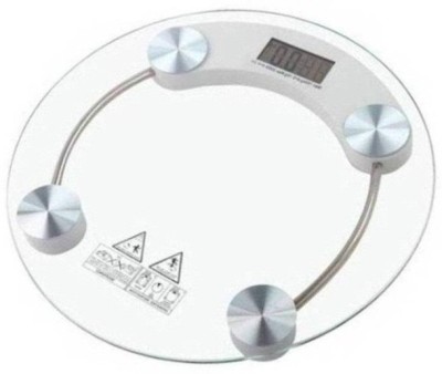 Qozent Human Weight Machine- weight machine 40/UQAA Weighing Scale(Transparent)