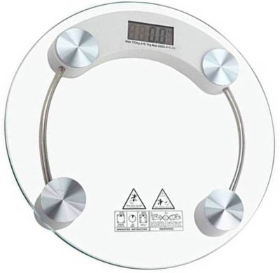 Kelo Electronic Weighing Scale- body weight machine 60/KKa Weighing Scale(Transparent)