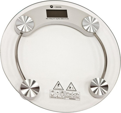 QNOVE Weighing Machine For Body Weight- weight measuring machine 402/CQAA Weighing Scale(Transparent)