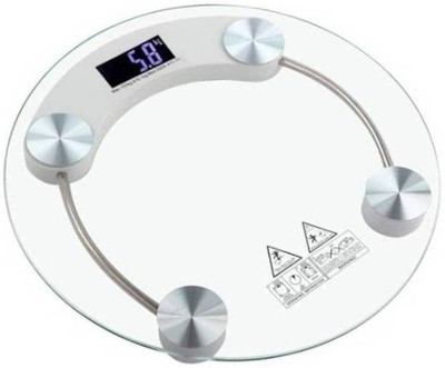 QNOVE Human Body Weight Machine- digital weight machine 166/CQAA Weighing Scale(Transparent)