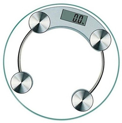 QNOVE Electronic Weighing Scale- human body weight machine 425/CQAA Weighing Scale(Transparent)