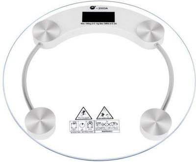 QNOVE Weight Machine For Home- human body weight machine 440/CQAA Weighing Scale(Transparent)