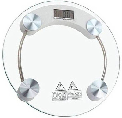 QNOVE Weight Machine- weight machine 340/CQAA Weighing Scale(Transparent)