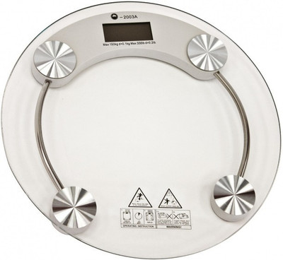 QNOVE Weight Machine For Home- body weight machine 15/CQAA Weighing Scale(Transparent)