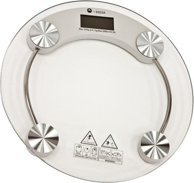 QNOVE Weighing Machine For Body Weight- digital weight machine 436/CQAA Weighing Scale(Transparent)