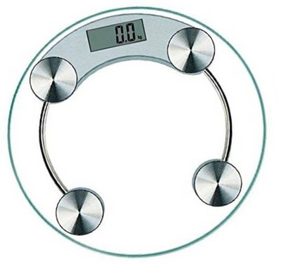 QNOVE Human Body Weight Machine- weight measuring machine 432/CQAA Weighing Scale(Transparent)