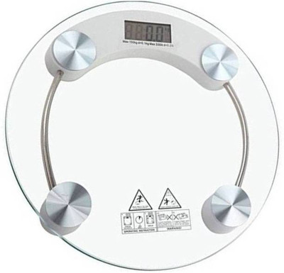 QNOVE Weight Checking Machine- body weight machine 30/CQAA Weighing Scale(Transparent)