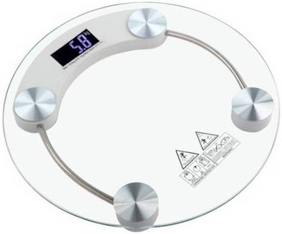 QNOVE Human Weight Machine- weight scale 418/CQAA Weighing Scale(Transparent)