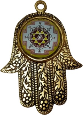 Balaji Traders Shri Durga Mata Yantra Golden Aluminium Yantra(Pack of 1)