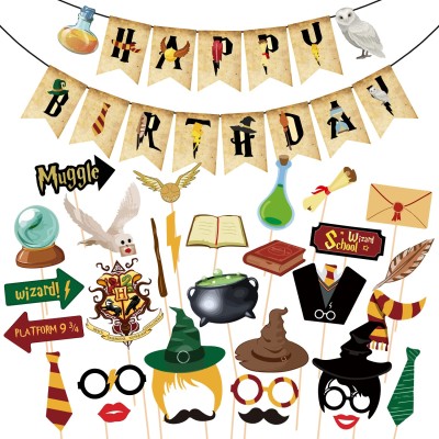 ZYOZI Harry Potter Birthday Decoration,Harry Potter Birthday Party Supplie(Pack of 31)(Set of 31)