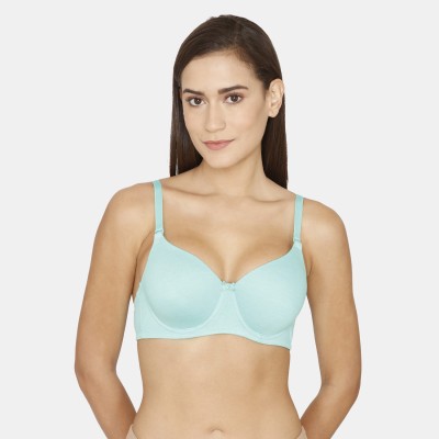 Rosaline By Zivame Women Push-up Lightly Padded Bra(Blue)