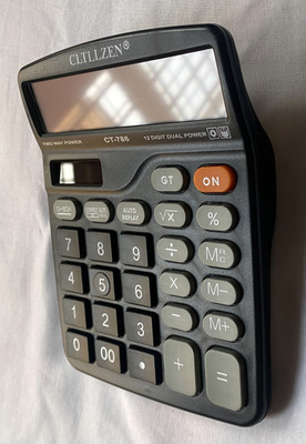 INIV CT_786 ELECTRONIC CALCULATOR CT786 Basic  Calculator(12 Digit)