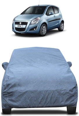 GoMechanic Car Cover For Maruti Suzuki Ritz (With Mirror Pockets)(Grey)