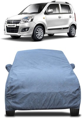 GoMechanic Car Cover For Maruti Suzuki WagonR (With Mirror Pockets)(Grey)
