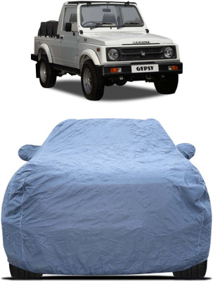 GoMechanic Car Cover For Maruti Suzuki Gypsy (With Mirror Pockets)(Grey)