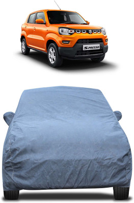 GoMechanic Car Cover For Maruti Suzuki S-Presso (With Mirror Pockets)(Grey)