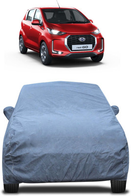 GoMechanic Car Cover For Datsun redi-GO (With Mirror Pockets)(Grey)