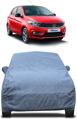 GoMechanic Car Cover For Tata Tiago (With Mirror Pockets)(Grey)
