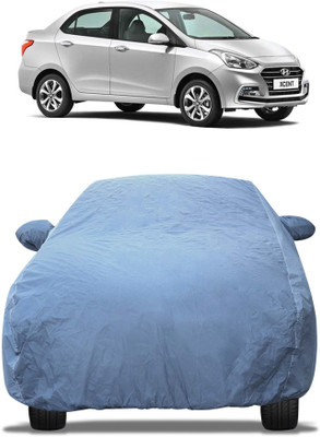 GoMechanic Car Cover For Hyundai Xcent (With Mirror Pockets)(Grey)