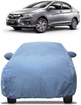 GoMechanic Car Cover For Honda City (With Mirror Pockets)(Grey)