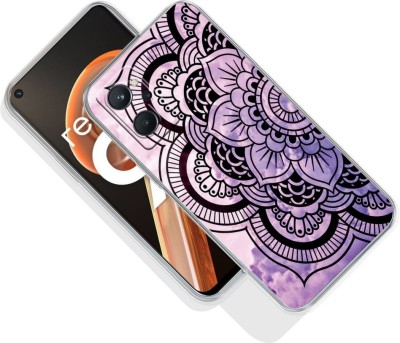 omnmo Back Cover for Oppo Realme 9i(Black, Purple, Dual Protection, Silicon, Pack of: 1)