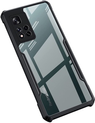 jpmobilecases Back Cover for Redmi Note 11 Pro Plus 5G(Transparent, Black, Flexible)