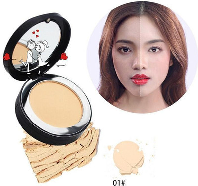 AMOSFIA Mattifying Compact For ALL Type Of Skin Tone Compact(Light Beige, 15 g)