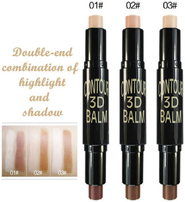JANOST Perfect Contour Highlight Stick Double-ended Contouring Highlighter  Concealer(Multicolor, 24 g)