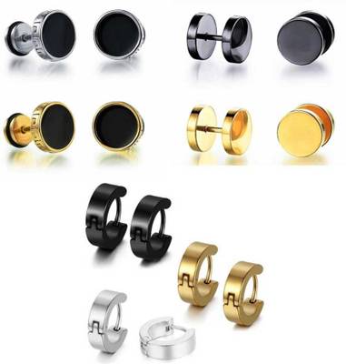 ANORI Mens Women girls boys Valentine Multi Hoop Bali earrings