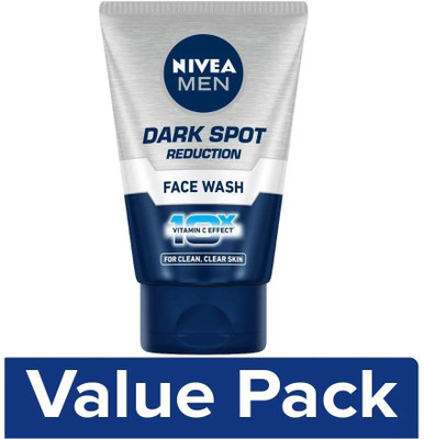 NIVEA DARK SPOT REDUCTION {FACE WASH FOR MEN 100ML} PACK OF 1 Face Wash(100 g)