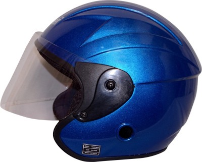 RIDER Open Touch Anti UV ISI Certified Motorbike Helmet(Blue)