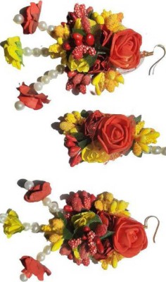 ZENCY Plastic Yellow, Red Jewellery Set(Pack of 1)