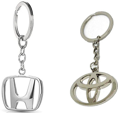 Jainsburys Toyota,Honda Logo silver metal Keychain best quality keychain Key Chain