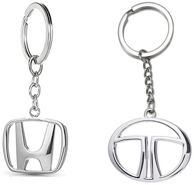 Daiyamondo Tata,HondaLogo silver metal Keychain best quality keychain 4 Key Chain